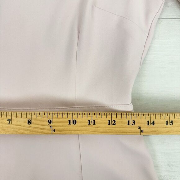 Rachel Parcell Womens S Madison Ave Sheath Dress Puff Sleeves Fitted Pastel Pink - Picture 12 of 16
